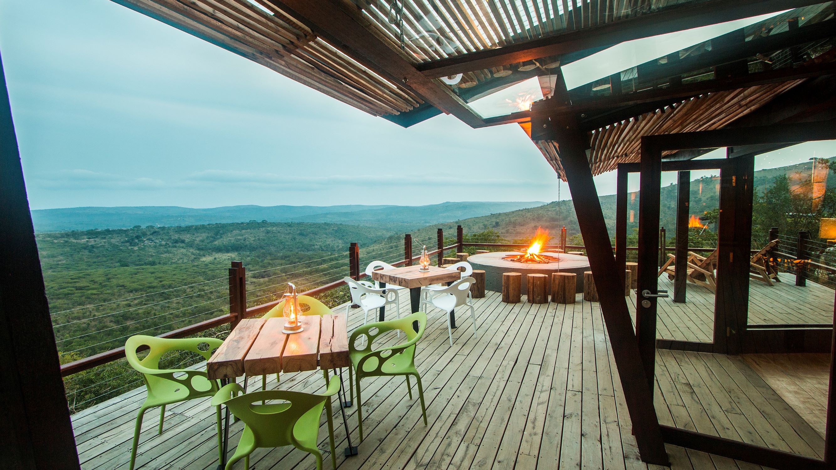 Rhino Ridge Safari Lodge Dining Deck Rhino Ridge Safari Lodge Dining Deck