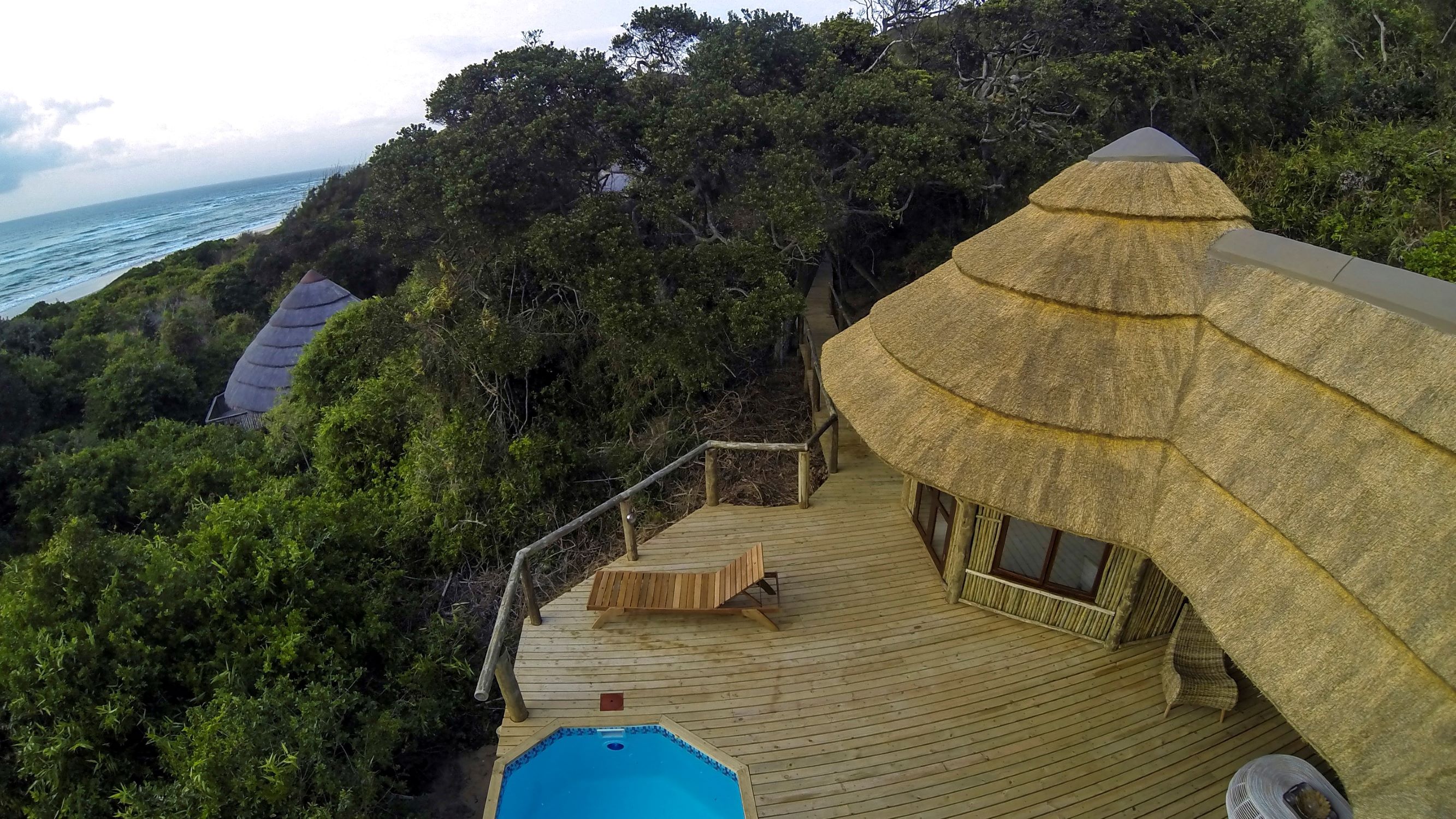 Thonga Beach Lodge Deluxe Ocean View Aerial Thonga Beach Lodge Deluxe Ocean View Aerial