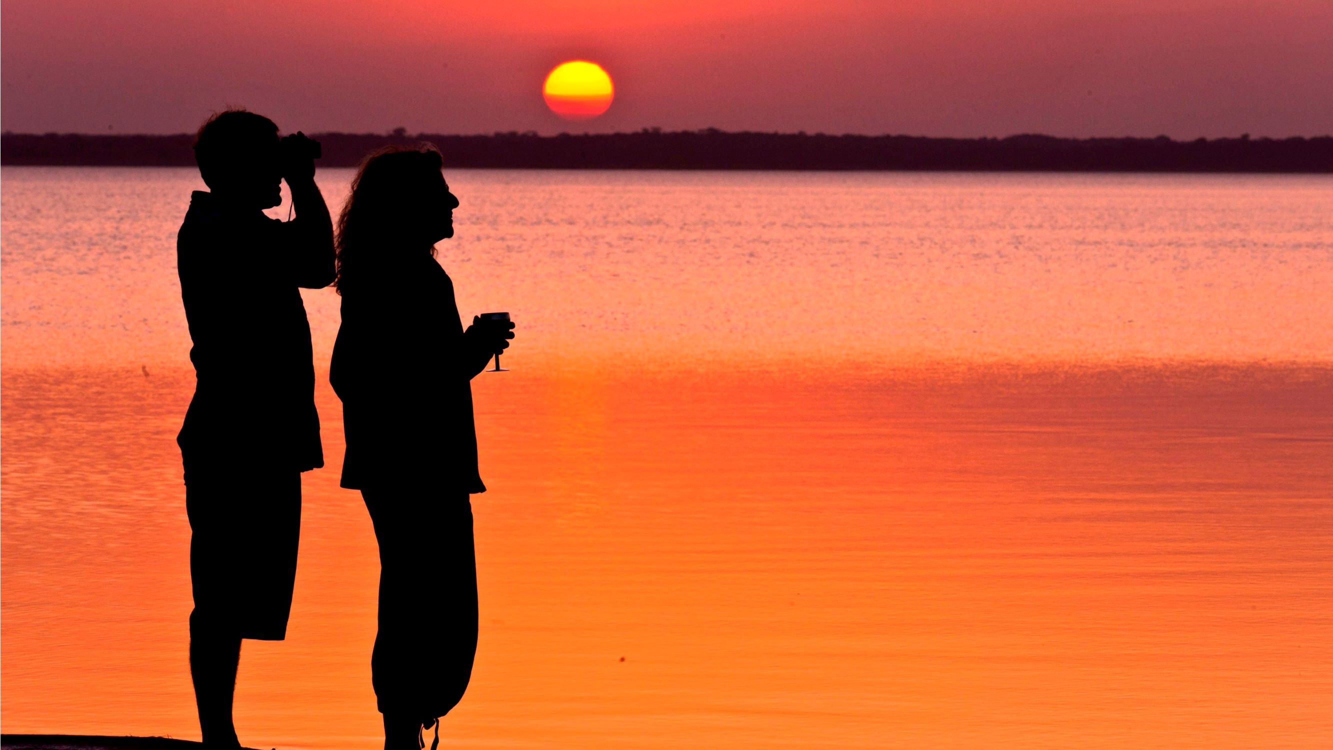 Thonga Beach Lodge Sunser At Lake Sibaya Thonga Beach Lodge Sunser At Lake Sibaya